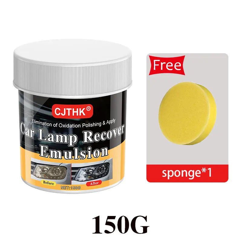 Car Headlight Restoration Kit – Scratch Remover & Polishing Paste