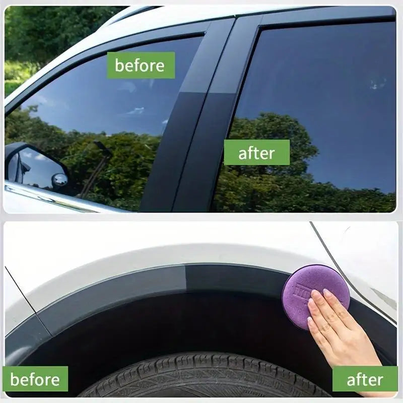 Car Plastic Restorer – Back to Black Gloss & Leather Renewal Polish Coating