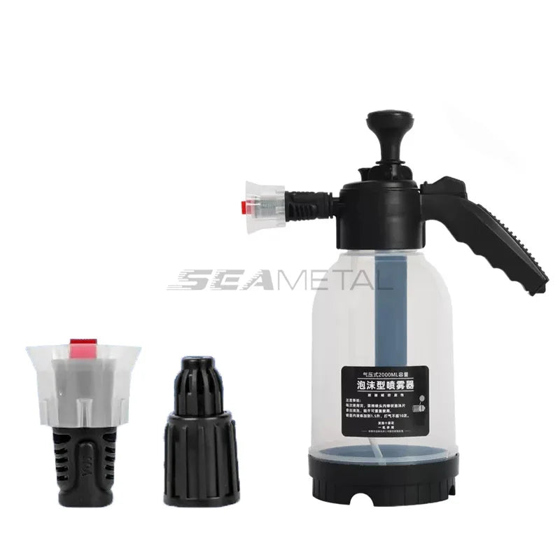 2L Hand Pump Foam Sprayer – High-Pressure Car & Home Wash Bottle