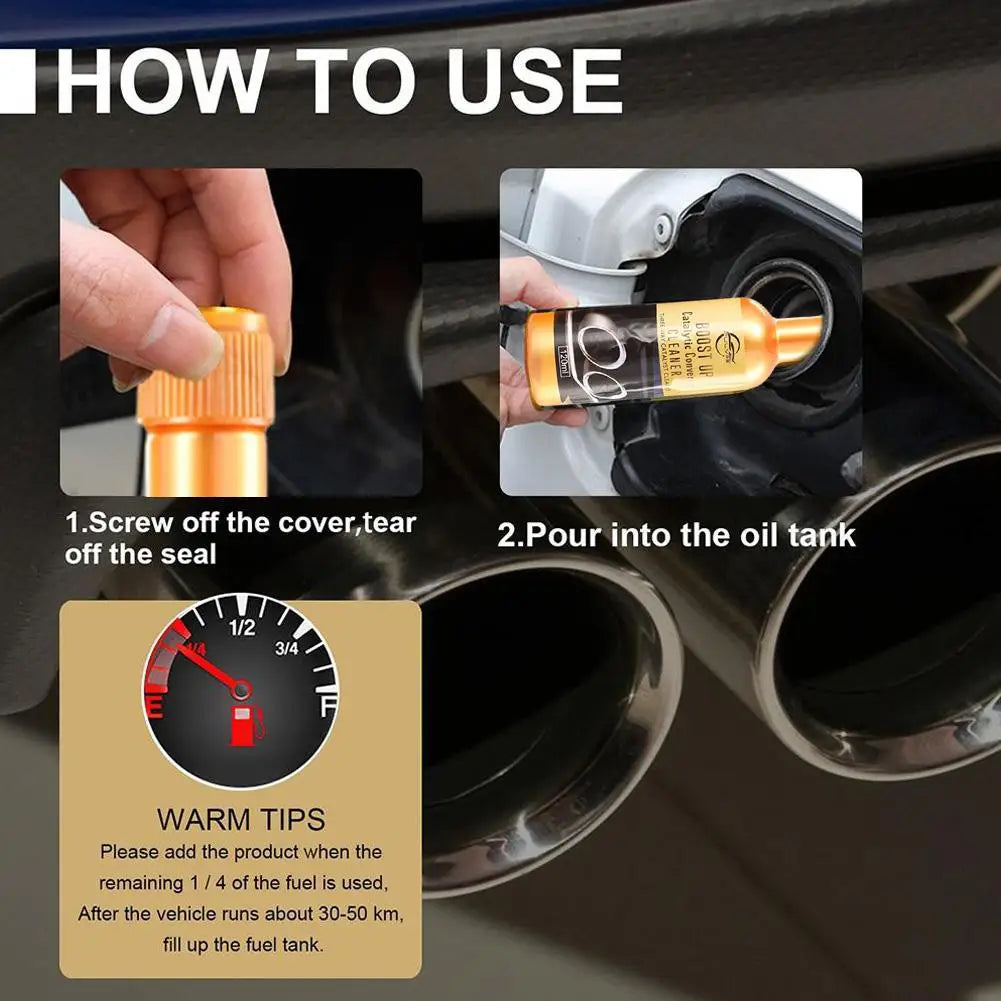 3pcs Car Engine & Catalytic Converter Cleaner – 120ML High-Performance Formula