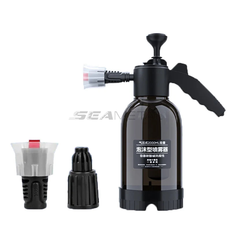 2L Hand Pump Foam Sprayer – High-Pressure Car & Home Wash Bottle