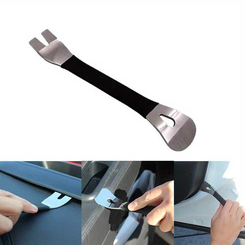 Car Audio & Interior Disassembly Tool – Stainless Steel Pry Bar for Panels