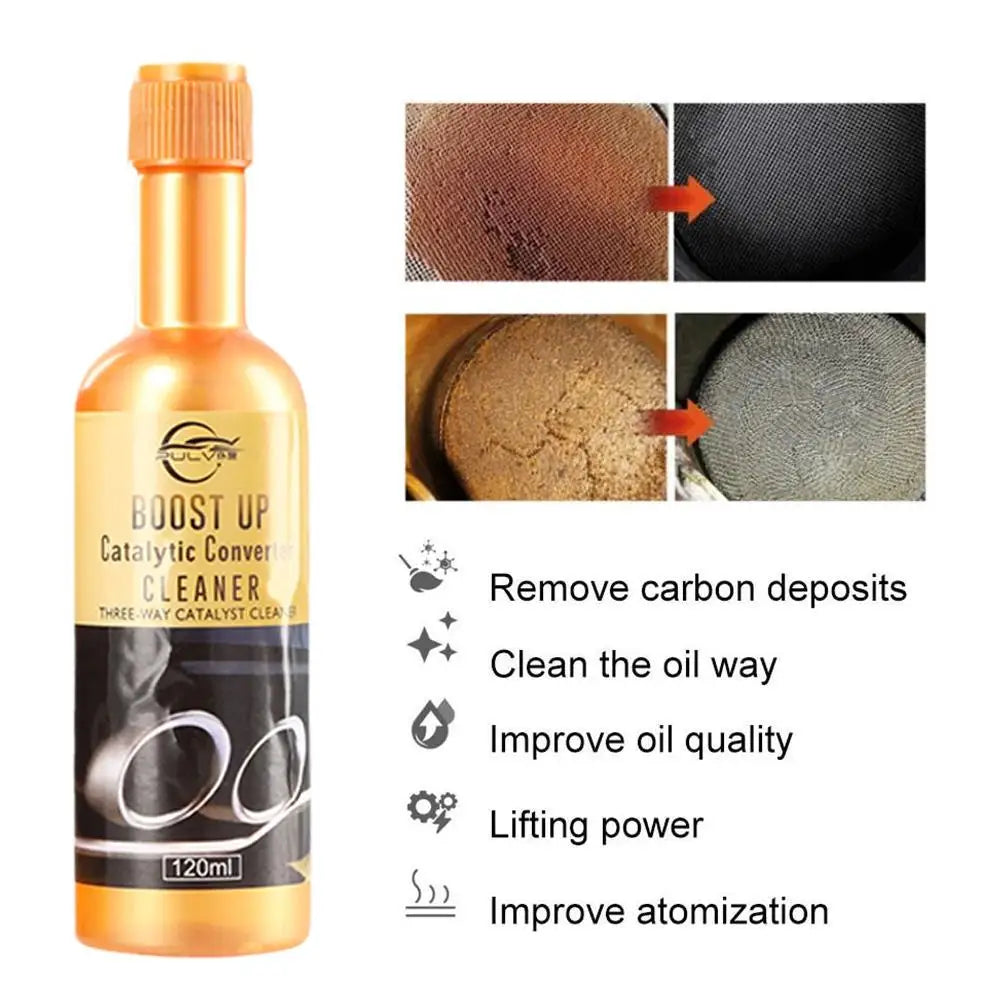 3pcs Car Engine & Catalytic Converter Cleaner – 120ML High-Performance Formula