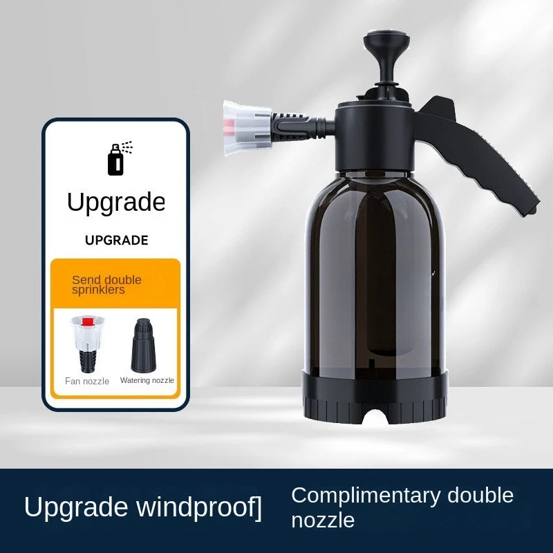 2L Hand Pump Foam Sprayer – Multi-Nozzle Snow Foam Car Wash & Cleaning Bottle