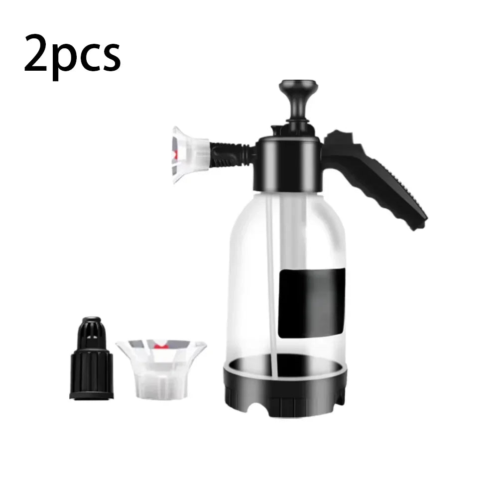 2L High-Pressure Foam Sprayer – Hand Pump Car Wash & Home Cleaning Bottle