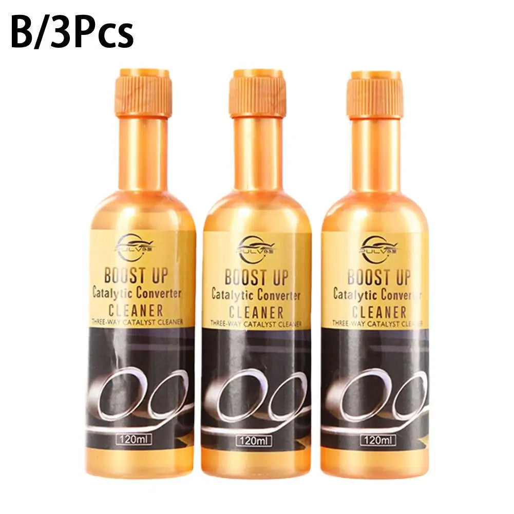 3pcs Car Engine & Catalytic Converter Cleaner – 120ML High-Performance Formula