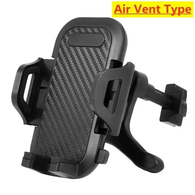 2025 Car Phone Holder – Suction Cup & Air Vent Mount for iPhone, Samsung