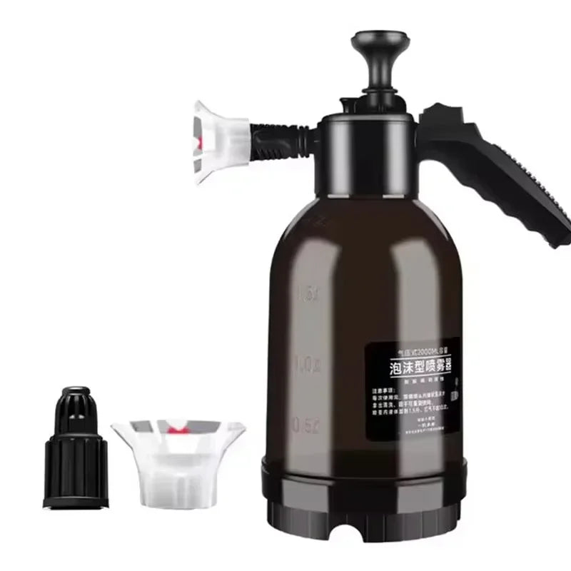 2L High-Pressure Foam Sprayer – Hand Pump Car Wash & Home Cleaning Bottle