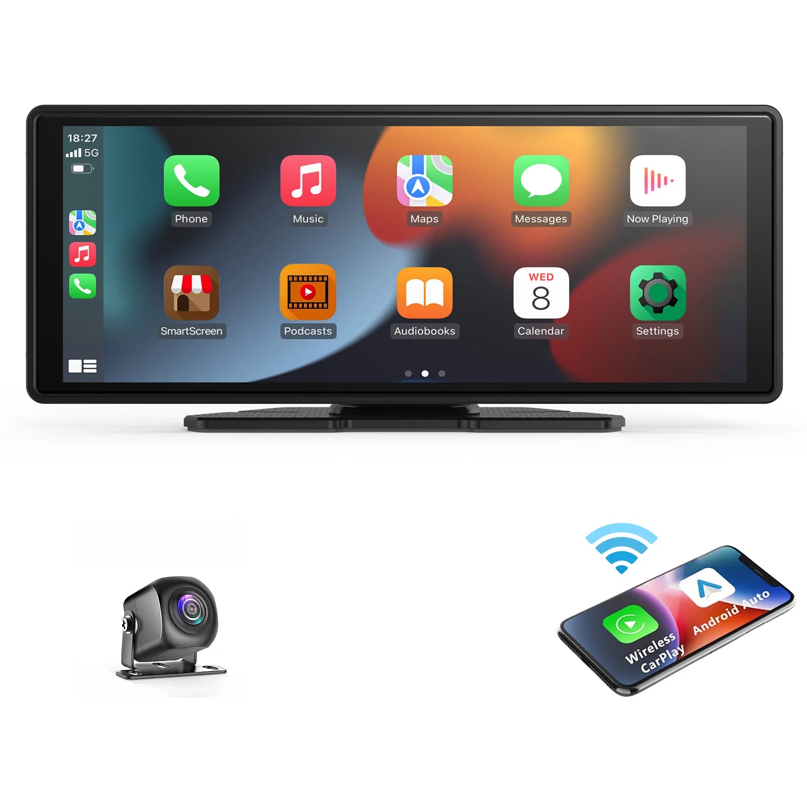 10.26” Car Radio & Video Player – WIFI Screen for Apple & Android Devices
