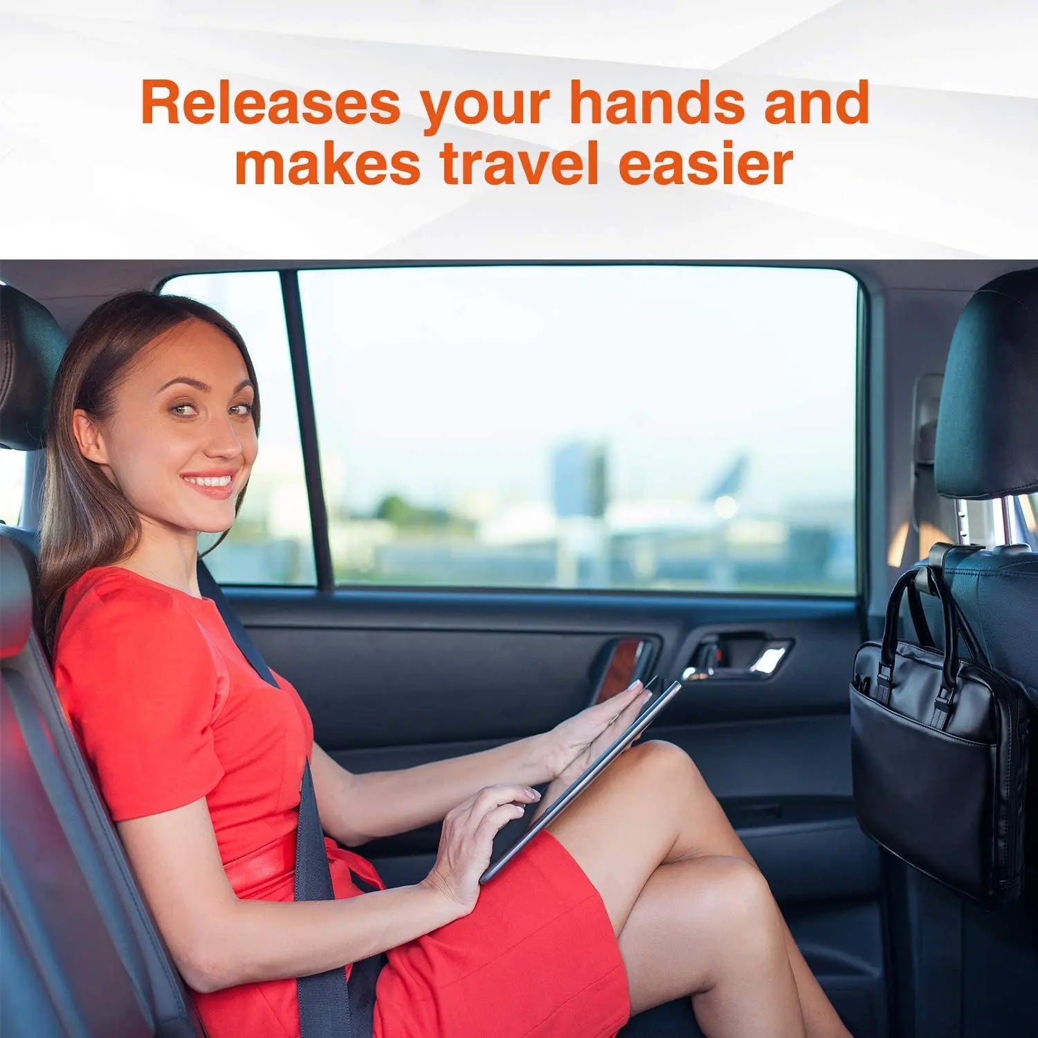 Car Backseat Storage Hooks – Multi-Purpose Hanger for Handbags & Accessories