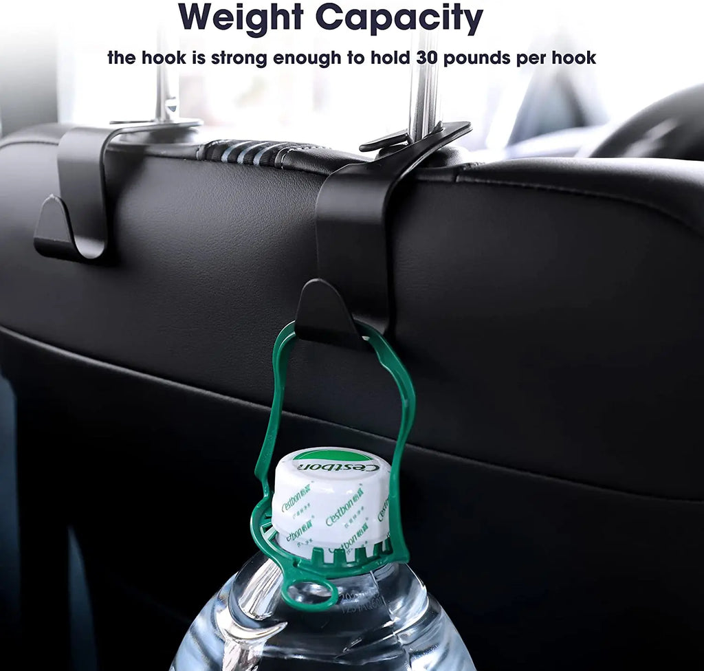 Car Backseat Storage Hooks – Multi-Purpose Hanger for Handbags & Accessories