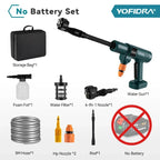 3000W Brushless Electric Pressure Washer – 6-in-1 Car & Garden Spray Gun