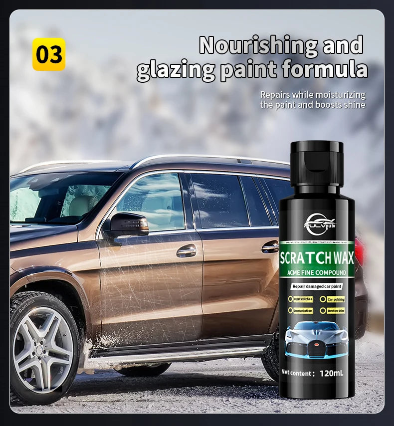 Pulv Car Scratch Wax – Deep Paint Repair for White Cars