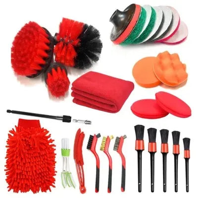 Electric Drill Brush Cleaning Kit – Multi-Purpose Scrubber Set for Car, Kitchen & Bathroom