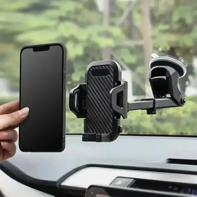 2025 Car Phone Holder – Suction Cup & Air Vent Mount for iPhone, Samsung