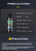 Pulv Car Scratch Wax – Deep Paint Repair for White Cars