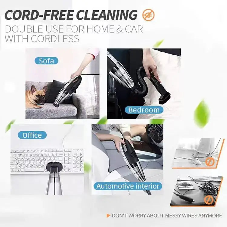 Portable Handheld Vacuum Cleaner for Home & Car