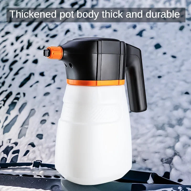 LEIBOO Electric Foam Sprayer – Battery-Powered Car Wash Snow Cannon