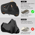 Waterproof Motorcycle Cover – Heavy-Duty UV & Weather Protection