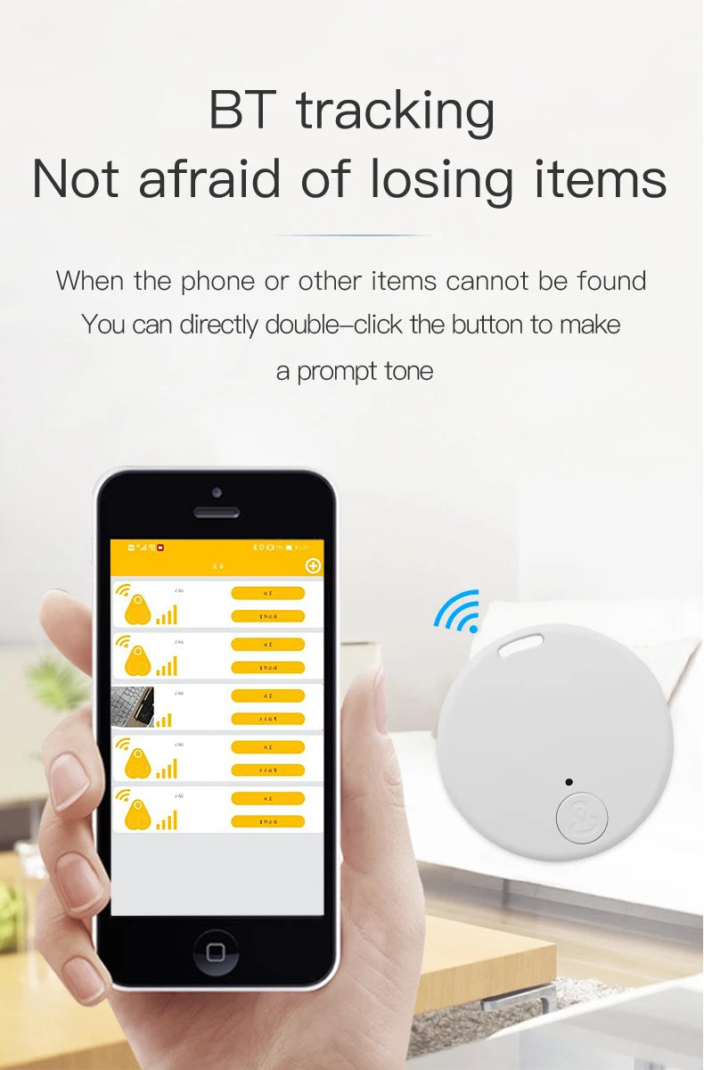 Portable GPS Locator – Smart Bluetooth Tracker for Phone, Bags
