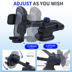 360° Car Phone Holder – Strong Suction Stand for iPhone 16 & All Smartphones
