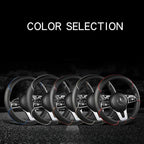 Universal Leather Steering Wheel Cover – Anti-Slip & All-Season Fit