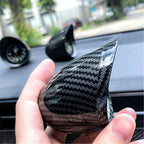 Luminous Quartz Carbon Fiber Car Clock – Mini Dashboard Waterproof Watch