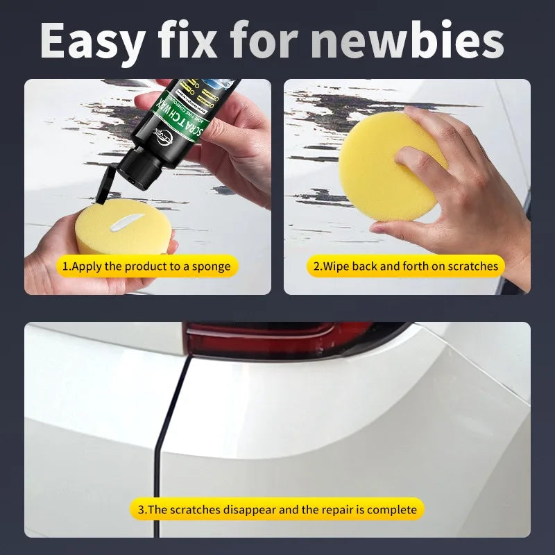 Pulv Car Scratch Wax – Deep Paint Repair for White Cars