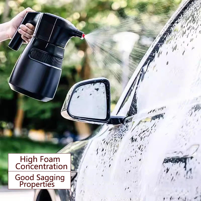 LEIBOO Electric Foam Sprayer – Battery-Powered Car Wash Snow Cannon
