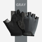Unisex Half-Finger Cycling & Gym Gloves – Breathable Anti-Slip Sport Gloves
