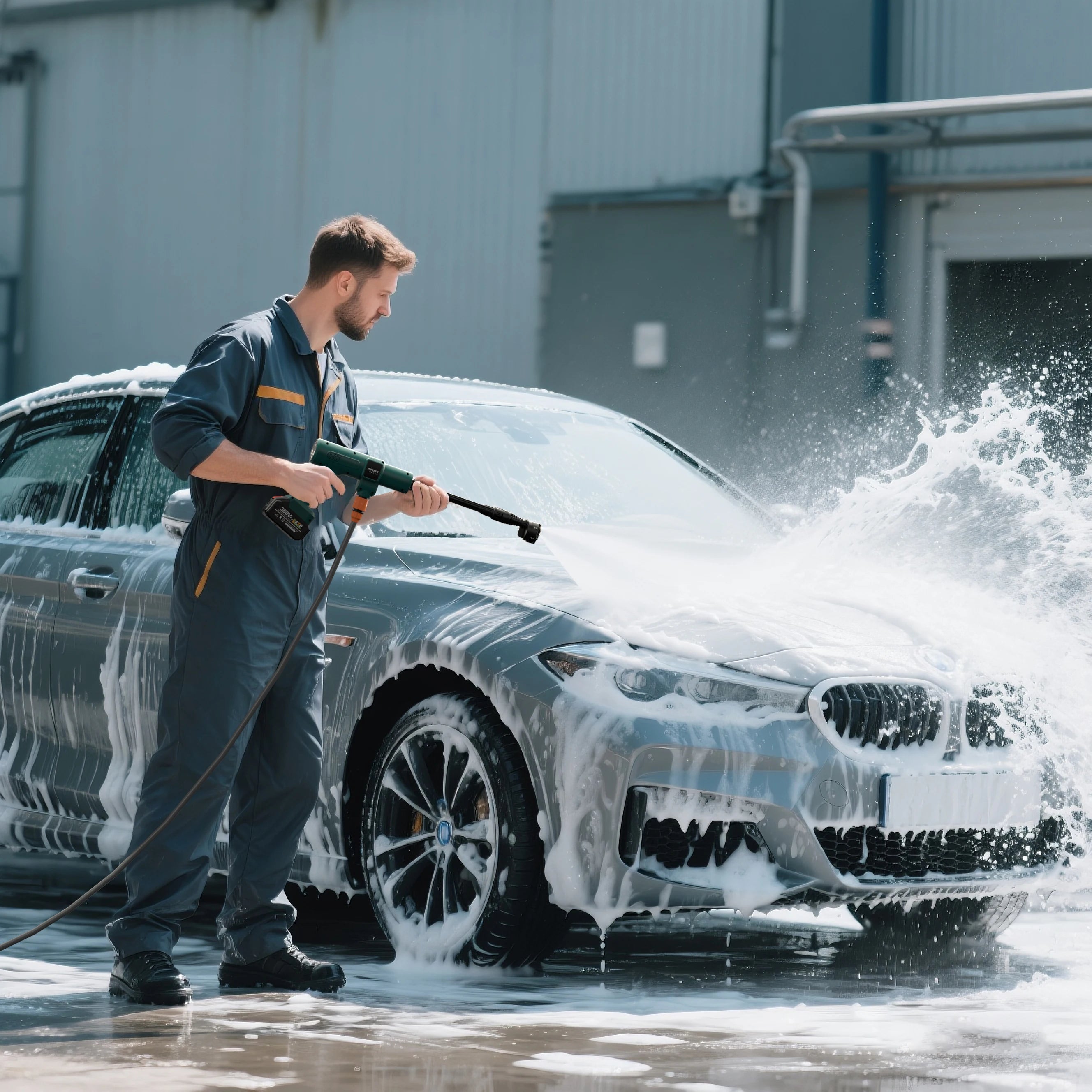 3000W Brushless Electric Pressure Washer – 6-in-1 Car & Garden Spray Gun
