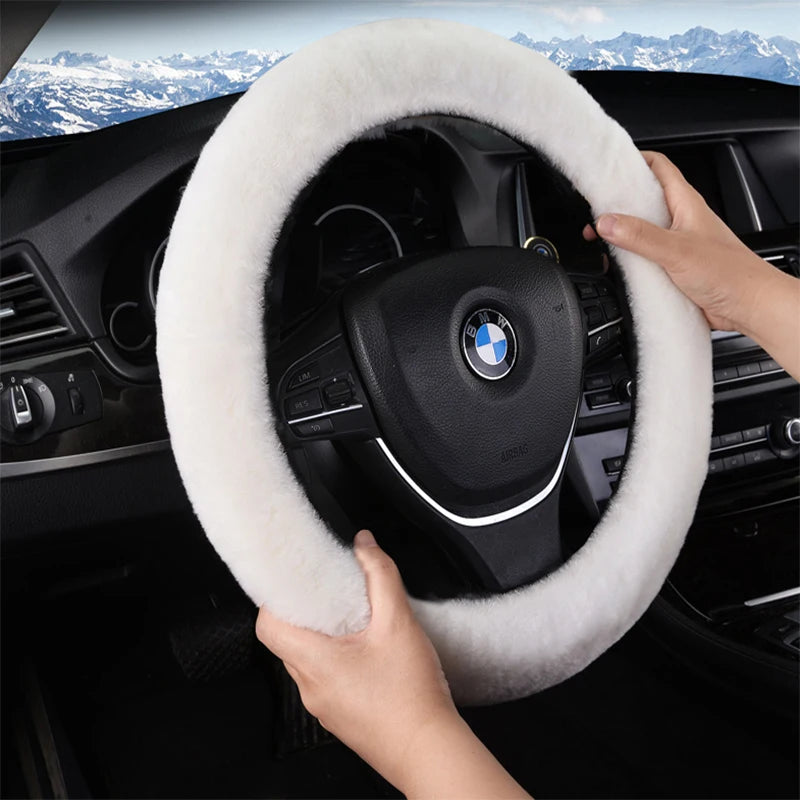 OFLBA Real Fur Steering Wheel Cover – Australian Sheepskin