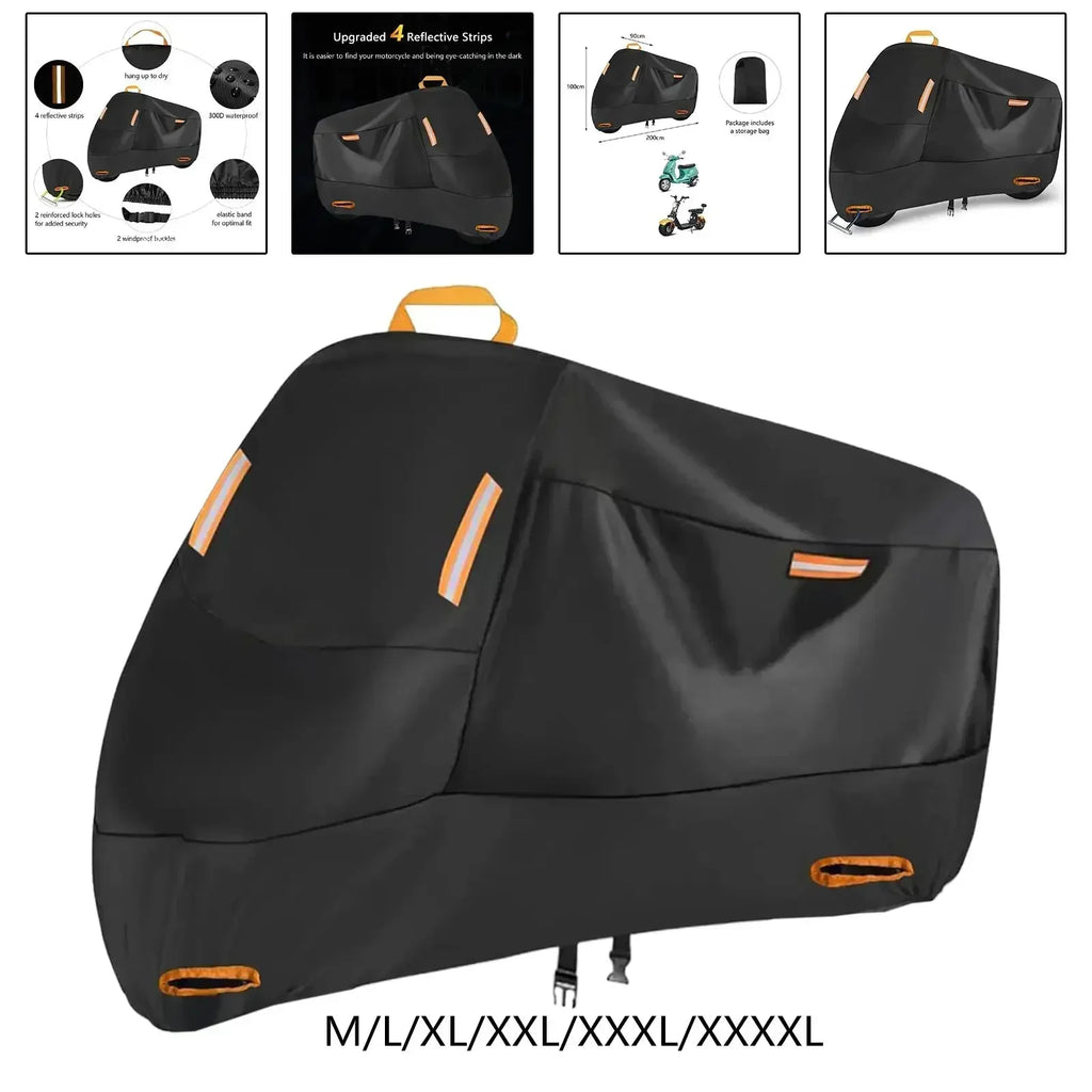 Waterproof Motorcycle Cover – Heavy-Duty UV & Weather Protection
