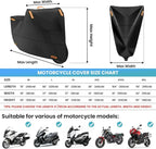Waterproof Motorcycle Cover – Heavy-Duty UV & Weather Protection