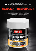 Car Headlight Restoration Kit – Scratch Remover & Polishing Paste