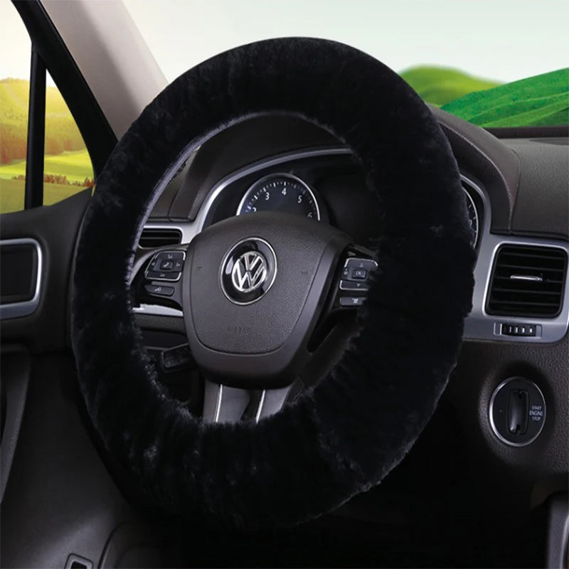 OFLBA Real Fur Steering Wheel Cover – Australian Sheepskin