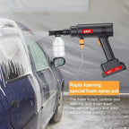 EAFC 60Bar Cordless Electric Car Wash Gun – High-Pressure Foam Spray Cleaner