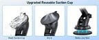 2025 Car Phone Holder – Suction Cup & Air Vent Mount for iPhone, Samsung
