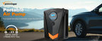 GUWIEYG DC12V Car Air Pump – 150PSI Digital Tire Inflator for Auto & Bikes