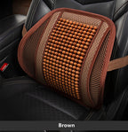 Wood Bead Car Seat Cushion – Summer Cooling & Breathable, All-Season Comfort