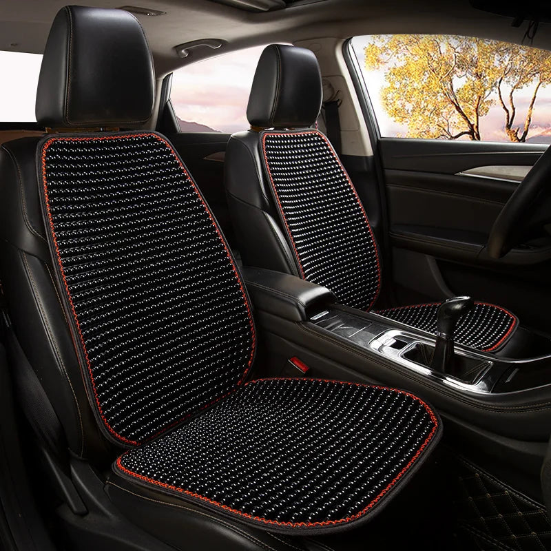 Wood Bead Car Seat Cushion – Summer Cooling & Breathable, All-Season Comfort