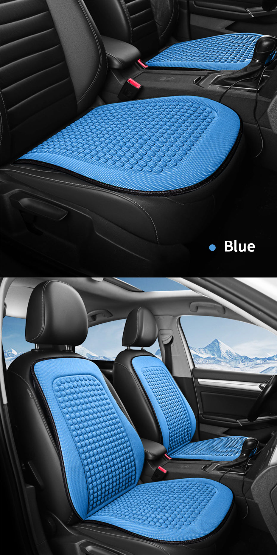 Summer Car Seat Cooling Cushion – Breathable Bump Massage Universal Pad