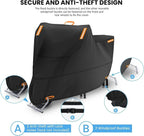 Waterproof Motorcycle Cover – Heavy-Duty UV & Weather Protection