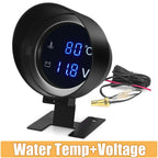 2-in-1 LED Digital Water Temp & Voltmeter – 12V/24V Car & Truck Gauge