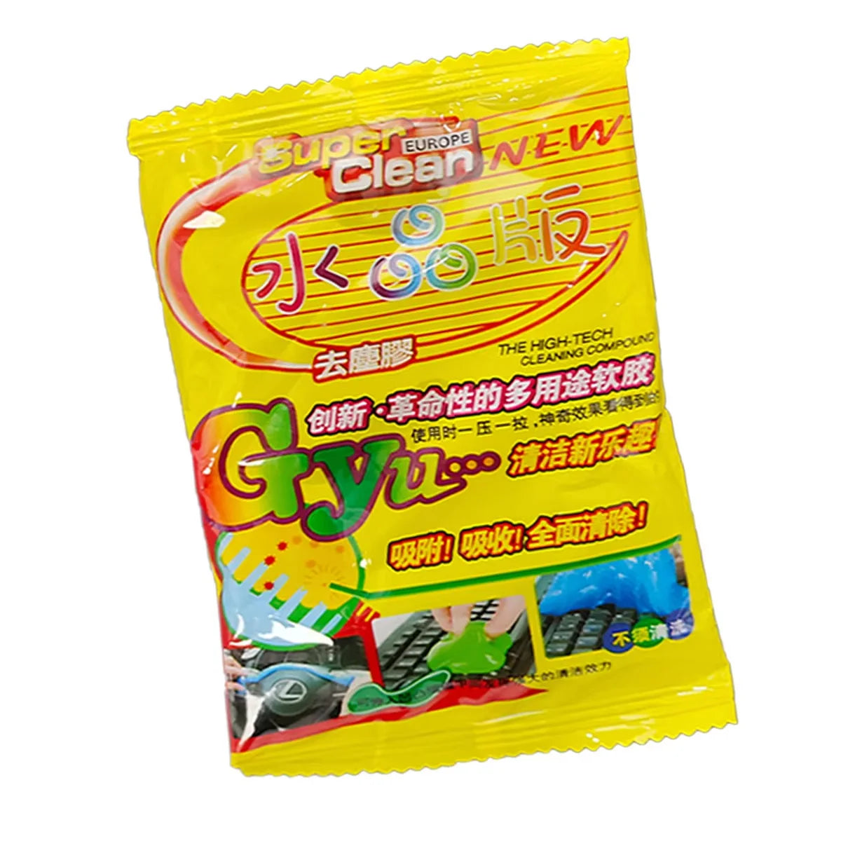 Magic Cleaning Gel – Reusable Dust Cleaner for Car, Laptop & Home Surfaces