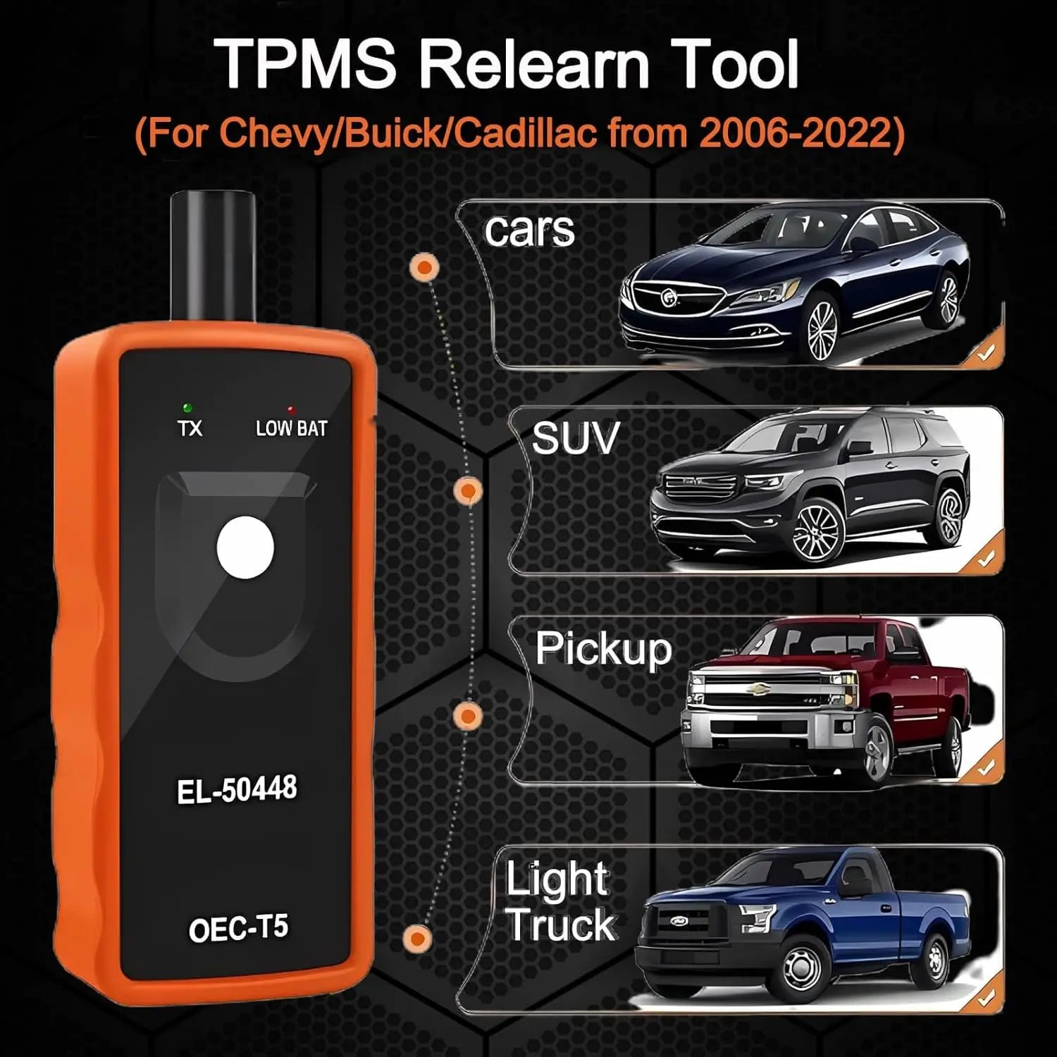 Automotive Tire Pressure Detection Sensor Tool