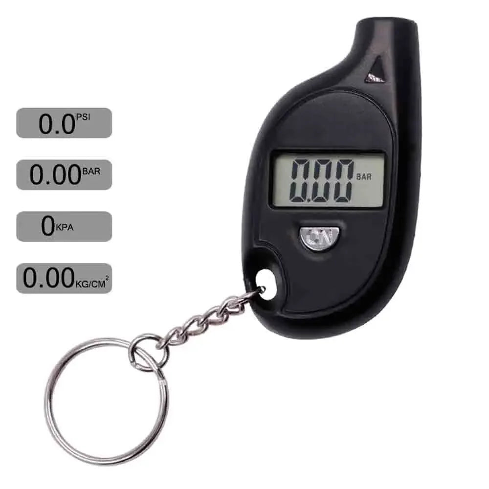 Tire Gauge – LCD Air Pressure Tester for Car & Motorcycle