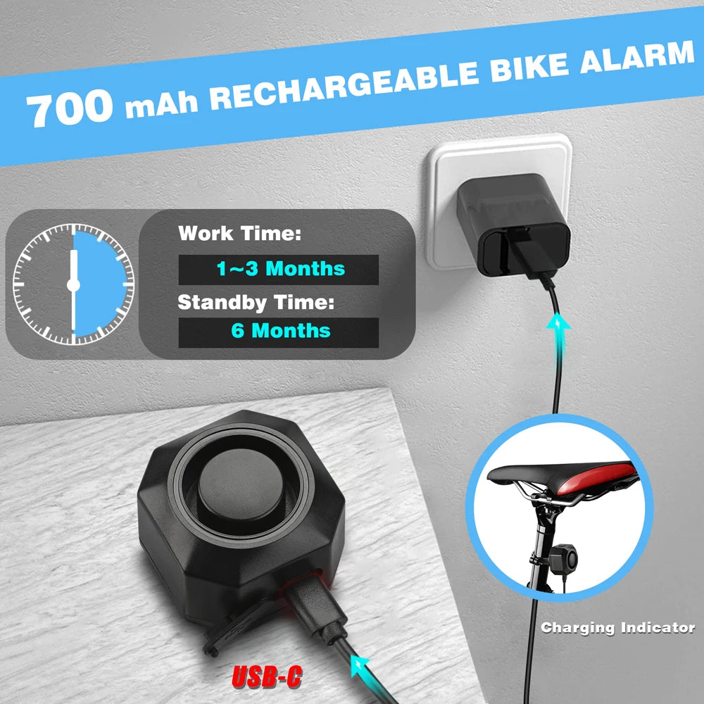 Wireless Bike Vibration Alarm – Anti-Theft Security System