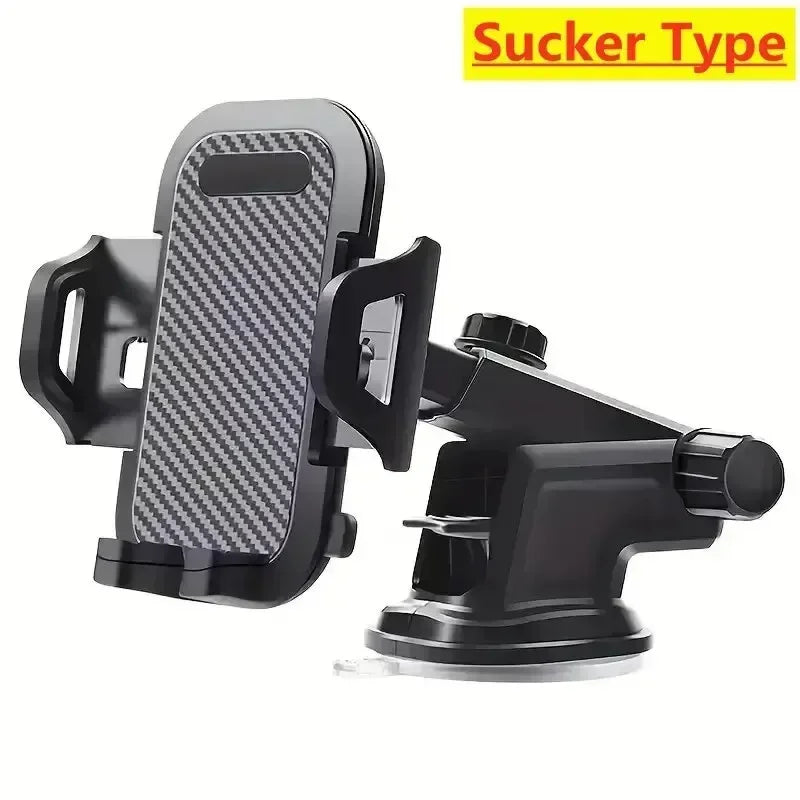 2025 Car Phone Holder – Suction Cup & Air Vent Mount for iPhone, Samsung