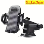 2025 Car Phone Holder – Suction Cup & Air Vent Mount for iPhone, Samsung